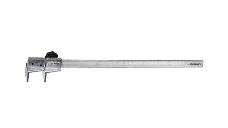 Aluminiowy przymiar blacharski do łat nastawny 400mm MELA JOUANEL