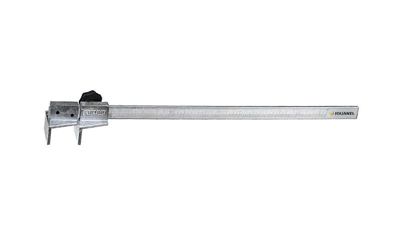 Aluminiowy przymiar blacharski do łat nastawny 400mm MELA JOUANEL