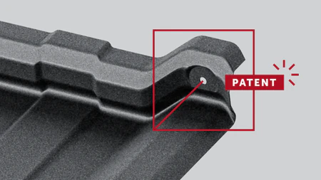 Blachodachówka modułowa Como Budmat X-Matt 455 grafit