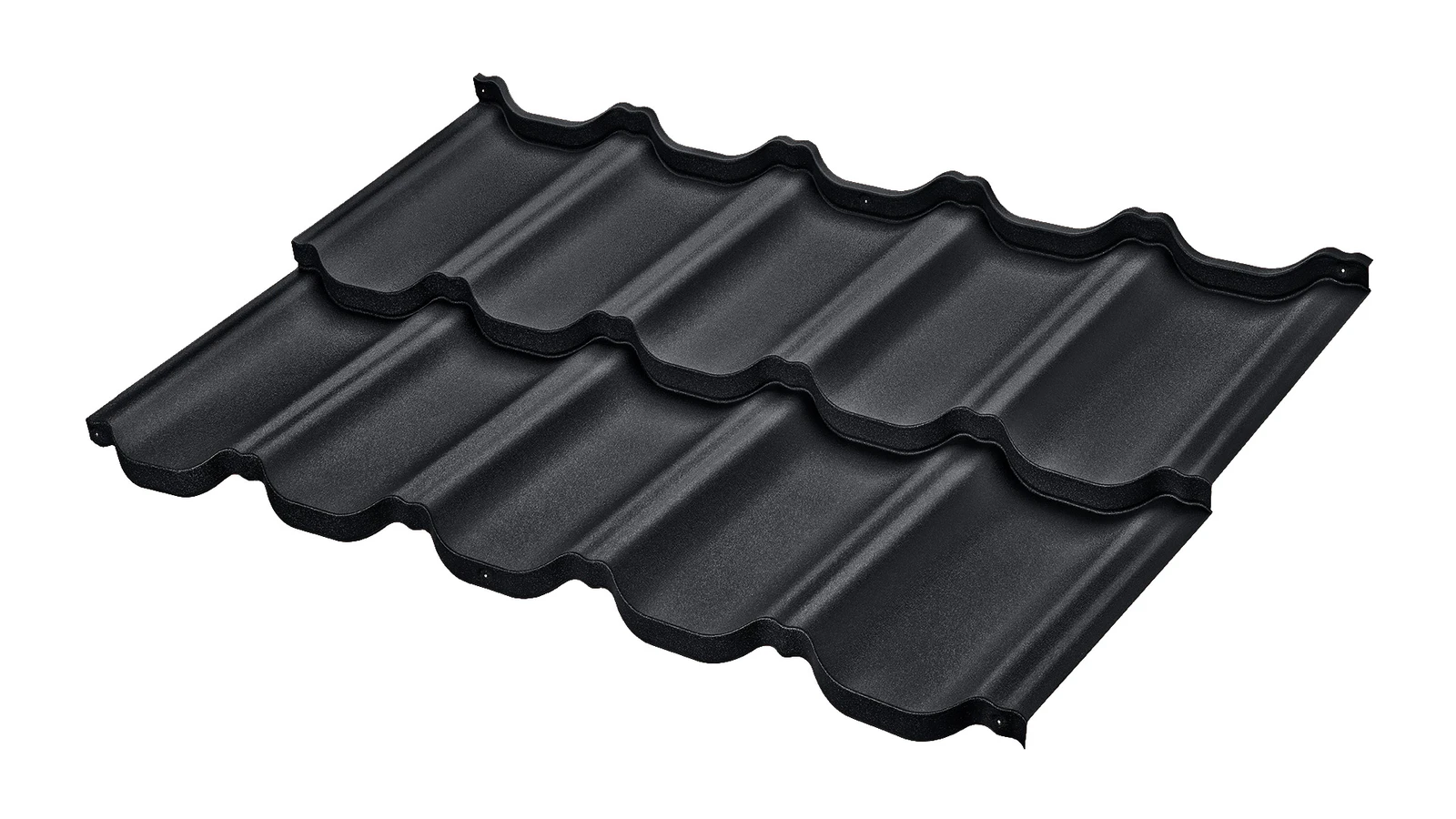Budmat Blachodachówka Venecja D-Matt PLUS 9005 czarna