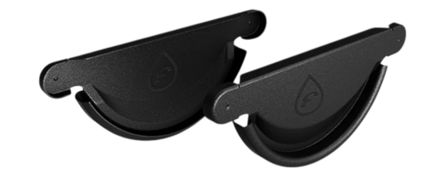 Denko rynny BUDMAT FLAMINGO 125mm - czarny / RAL9005