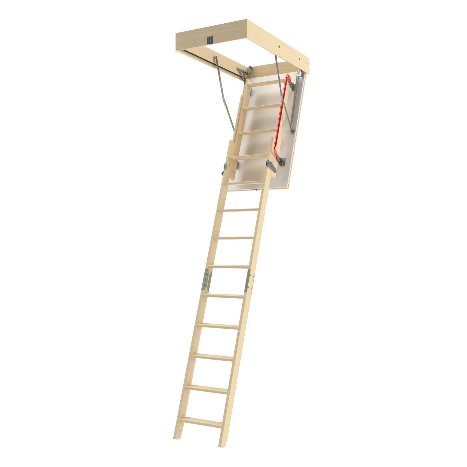 Drewniane schody strychowe dwusegmentowe Fakro LDK 60x120