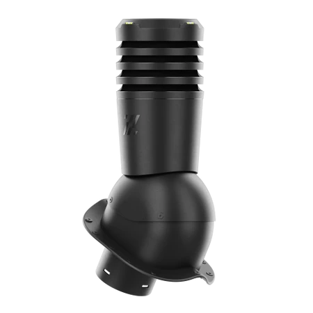 EL-125-02-PN Kominek wentylacyjny Ecoline do blachodachówki profil N fi 125mm czarny