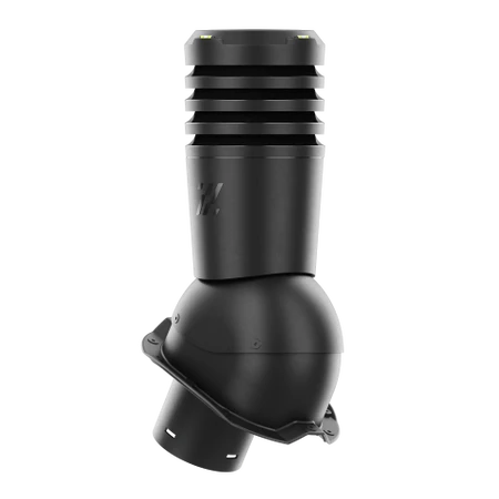 EL-125-02-PT18 Kominek wentylacyjny Ecoline do blachy trapezowej profil T18 fi 125mm czarny