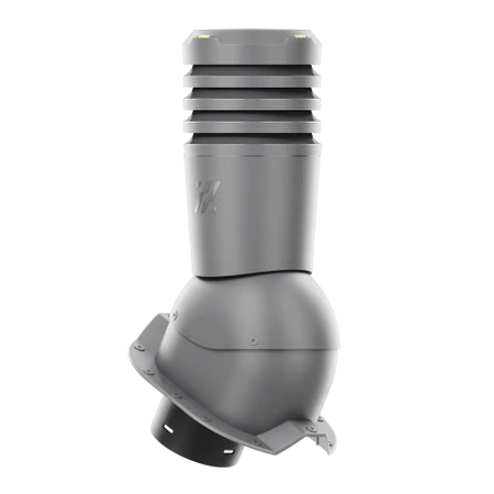 EL-125-03-PT35 Kominek wentylacyjny Ecoline do blachy trapezowej profil T35 fi 125mm grafit