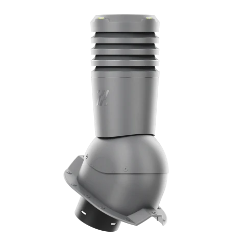 EL-125-03-PT35 Kominek wentylacyjny Ecoline do blachy trapezowej profil T35 fi 125mm grafit