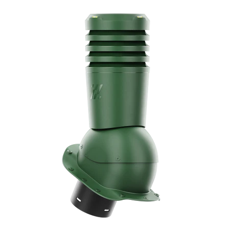 EL-125-05-PB Kominek wentylacyjny Ecoline do blachodachówki profil B fi 125mm zielony