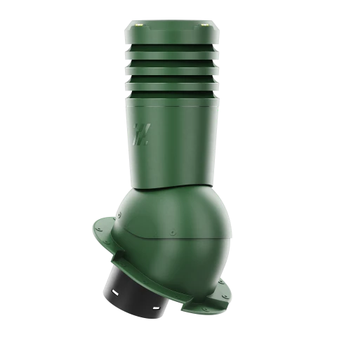 EL-125-05-PK Kominek ecoline premium do blachy dachówkowej karpiówki zielony