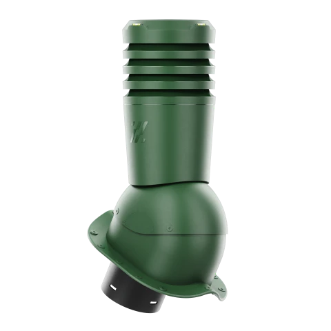 EL-125-05-PN Kominek wentylacyjny Ecoline do blachodachówki profil N fi 125mm zielony