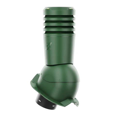 EL-125-05-PT35 Kominek wentylacyjny Ecoline do blachy trapezowej profil T35 fi 125mm zielony