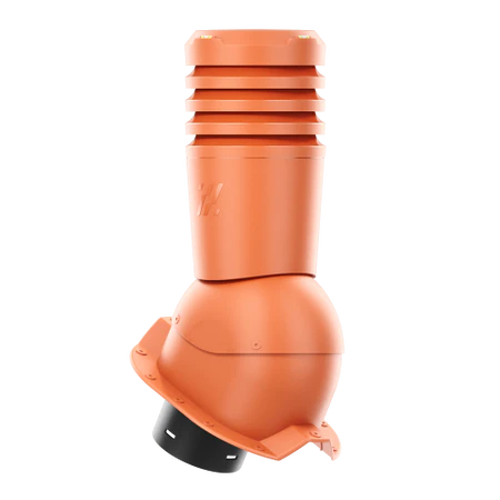 EL-125-06-PT35 Kominek wentylacyjny Ecoline do blachy trapezowej profil T35 fi 125mm  ceglasty