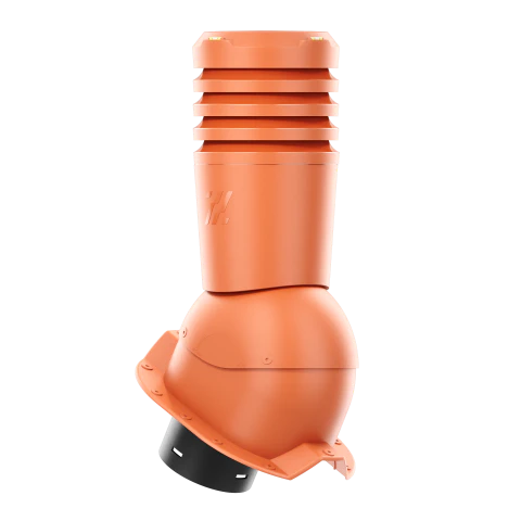 EL-125-06-PT35 Kominek wentylacyjny Ecoline do blachy trapezowej profil T35 fi 125mm ceglasty