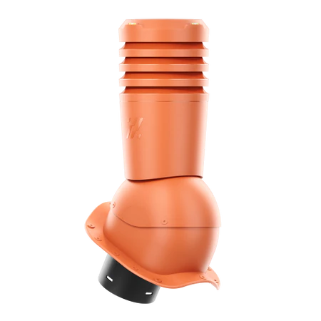 EL-125-06-PW Kominek wentylacyjny Ecoline do blachodachówki profil W fi 125mm  ceglasty