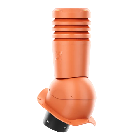 EL-125-06-PW Kominek wentylacyjny Ecoline do blachodachówki profil W fi 125mm ceglasty