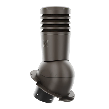 EL-125-07-PK Kominek ecoline premium do blachy dachówkowej karpiówki ciemny brąz