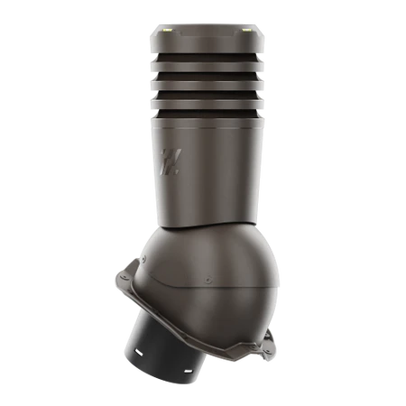 EL-125-07-PT18 Kominek wentylacyjny Ecoline do blachy trapezowej profil T18 fi 125mm ciemny brąz