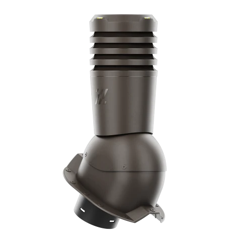EL-125-07-PT35 Kominek wentylacyjny Ecoline do blachy trapezowej profil T35 fi 125mm ciemny brąz
