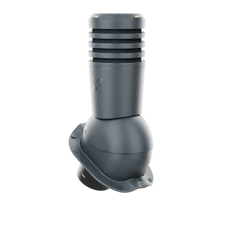 EL-125-09-PF Kominek wentylacyjny Ecoline do blachodachówki profil F fi 125mm  antracytowy