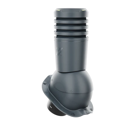 EL-125-09-PF Kominek wentylacyjny Ecoline do blachodachówki profil F fi 125mm antracytowy