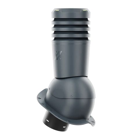 EL-125-09-PN Kominek wentylacyjny Ecoline do blachodachówki profil N fi 125mm antracytowy