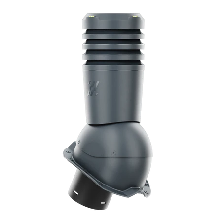 EL-125-09-PT18 Kominek wentylacyjny Ecoline do blachy trapezowej profil T18 fi 125mm  antracytowy
