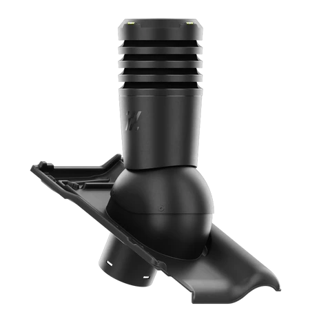 EL-150-02-D01 Kominek wentylacyjny Ecoline do dachówki ceramicznej Titania fi 150mm ANTRACYT ANGOBA/CZARNA GLAZURA