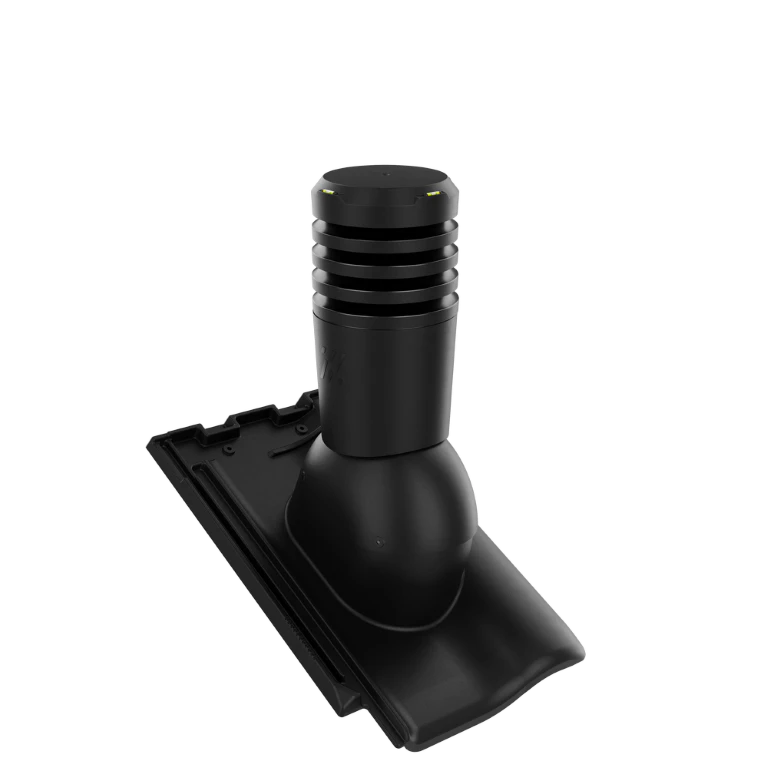 EL-150-02-D35 Kominek wentylacyjny Ecoline do dachówki ceramicznej Nelskamp Nibra F8? fi 150mm CZARNY