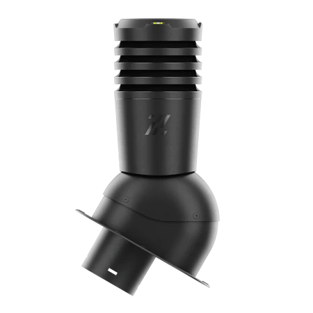 EL-150-02-PL Kominek wentylacyjny Ecoline do blachodachówki profil L fi 150mm  czarny