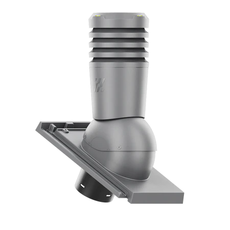 EL-150-03-D09 Kominek wentylacyjny Ecoline do dachówki ceramicznej Domino fi 150mm SZARA/ŁUPEK ANGOBA