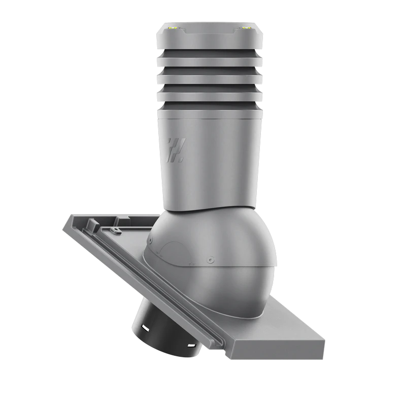 EL-150-03-D09 Kominek wentylacyjny Ecoline do dachówki ceramicznej Domino fi 150mm SZARA/ŁUPEK ANGOBA