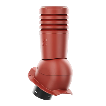 EL-150-04-PC Kominek wentylacyjny Ecoline do blachodachówki profil C fi 150mm  czerwony