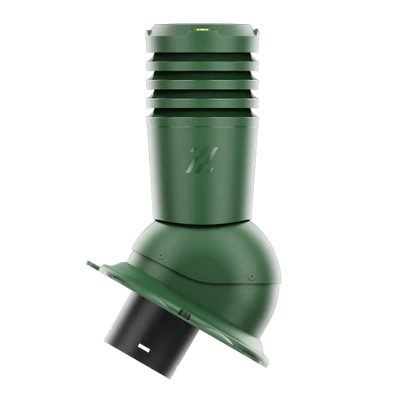 EL-150-05-D17 Kominek wentylacyjny Ecoline do dachówki cementowej Palema fi 150mm JASNOZIELONY/OLIWKOWY
