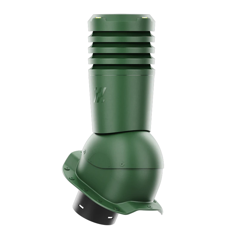 EL-150-05-PC Kominek wentylacyjny Ecoline do blachodachówki profil C fi 150mm zielony