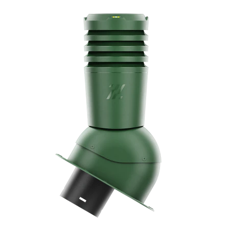 EL-150-05-PL Kominek wentylacyjny Ecoline do blachodachówki profil L fi 150mm  zielony
