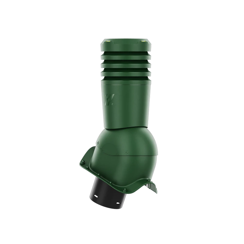 EL-150-05-PO Kominek wentylacyjny Ecoline do płyty falistej profil O fi 150mm zielony