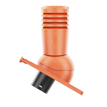 EL-150-06-D01 Kominek wentylacyjny Ecoline do dachówki ceramicznej Titania fi 150mm  MIEDZIANA
