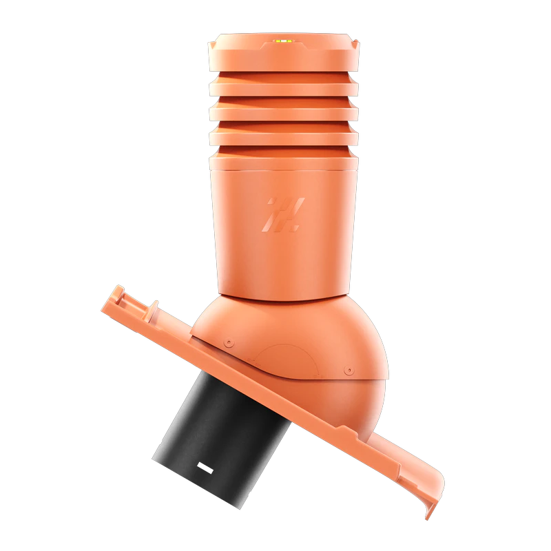 EL-150-06-D06 Kominek wentylacyjny Ecoline do dachówki ceramicznej Koda fi 150mm  MIEDZIANA ANGOBA