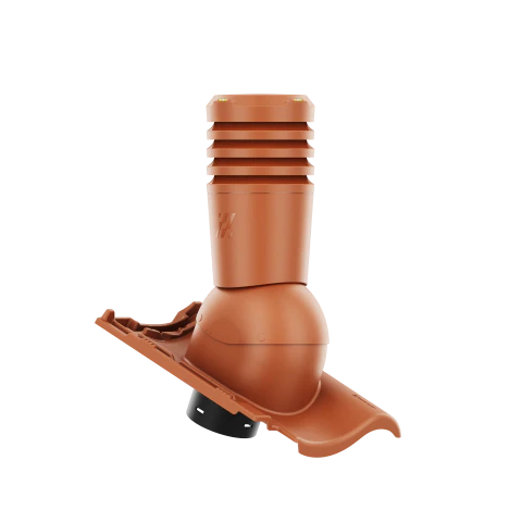 EL-150-06-D42 Kominek wentylacyjny EcoLine Premium fi 150 do dachówki ceramicznej ROBEN MILANO NATURALNA CZERWIEŃ