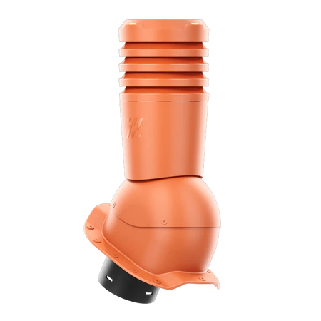 EL-150-06-PC Kominek wentylacyjny Ecoline do blachodachówki profil C fi 150mm  ceglasty