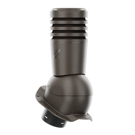 EL-150-07-PC Kominek wentylacyjny Ecoline do blachodachówki profil C fi 150mm ciemny brąz