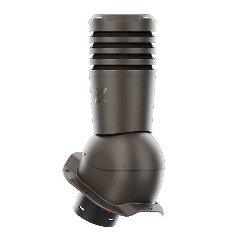 EL-150-07-PC Kominek wentylacyjny Ecoline do blachodachówki profil C fi 150mm ciemny brąz