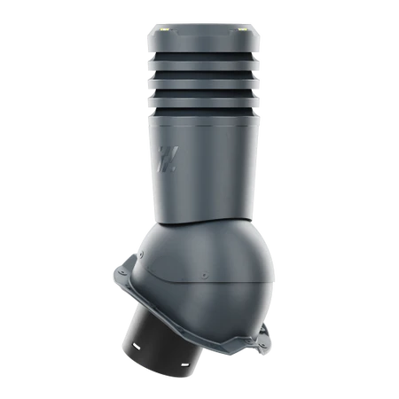 EL-150-09-MB Kominek wentylacyjny EcoLine Premium fi 150 do blachy  TRB-RIB ANTRACYTOWY