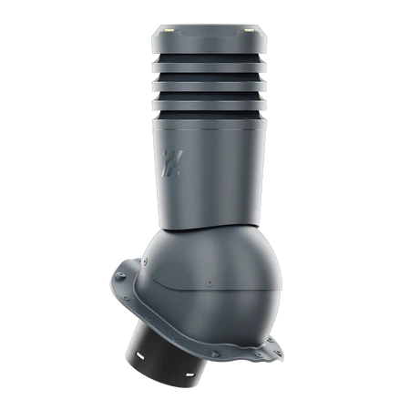 EL-150-09-PG Kominek wentylacyjny Ecoline do blachodachówki profil G fi 150mm  antracytowy