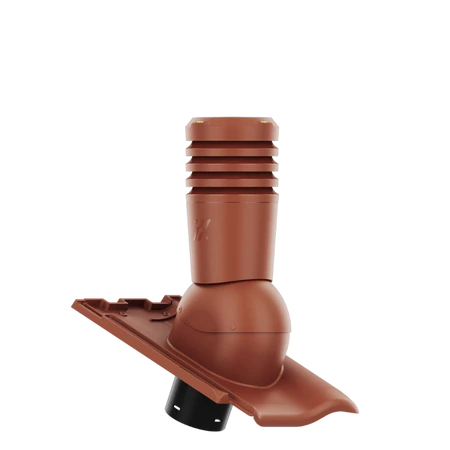EL-150-11-D35 Kominek wentylacyjny Ecoline do dachówki ceramicznej Nelskamp Nibra F8? fi 150mm  CZERWONY