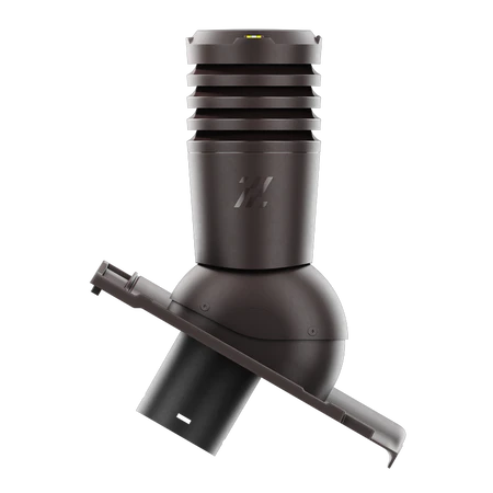 EL-150-14-D01 Kominek wentylacyjny Ecoline do dachówki ceramicznej Titania fi 150mm BRĄZOWA