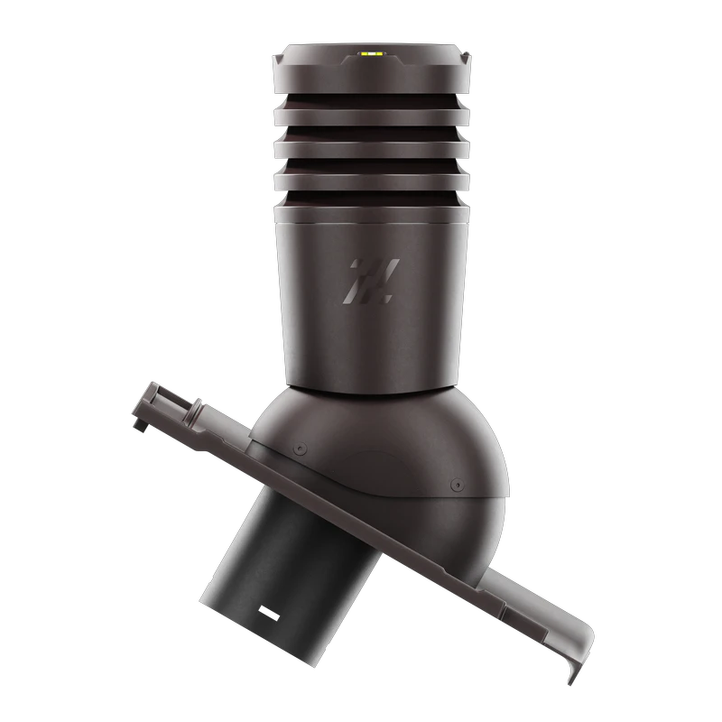 EL-150-14-D01 Kominek wentylacyjny Ecoline do dachówki ceramicznej Titania fi 150mm BRĄZOWA