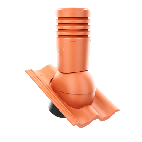 EL-150-16-D15 Kominek wentylacyjny Ecoline do dachówki cementowej Celtycka fi 150mm CEGLANY