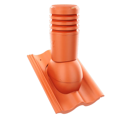 EL-150-16-D34 Kominek wentylacyjny Ecoline do dachówki cementowej Sigma fi 150mm  CEGLANY