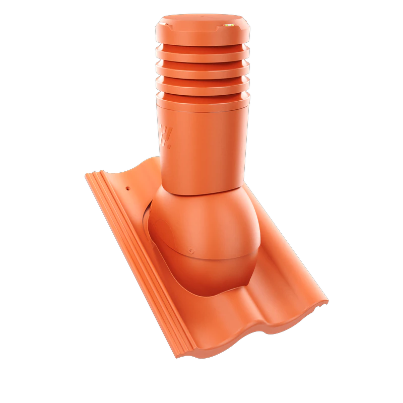EL-150-16-D34 Kominek wentylacyjny Ecoline do dachówki cementowej Sigma fi 150mm  CEGLANY
