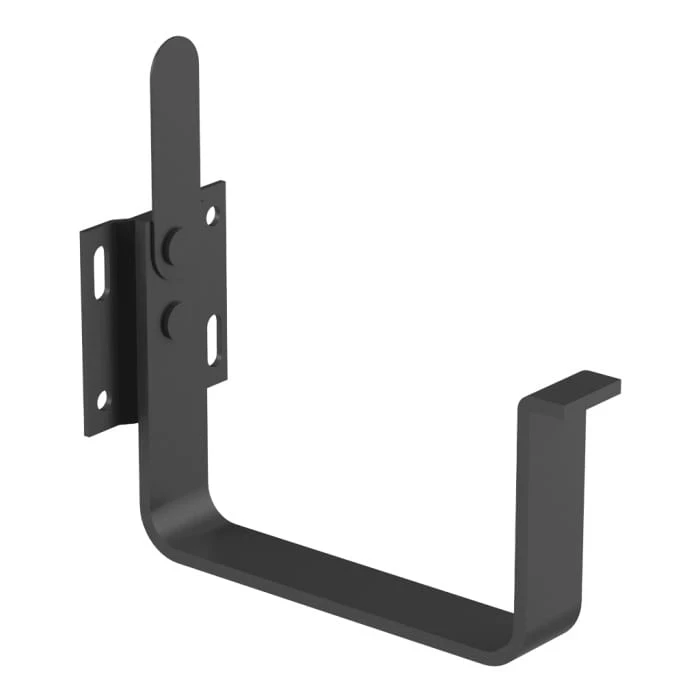 Hak doczołowy płaski Galeco STAL2 125 mm czarny